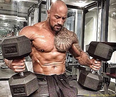 Dwayne "The Rock" Johnson's "Iron Paradise" gym